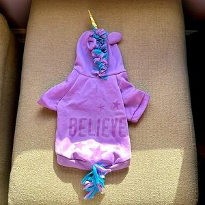 Cutest Dog Unicorn Costume Size Small-Medium